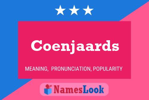 Постер имени Coenjaards