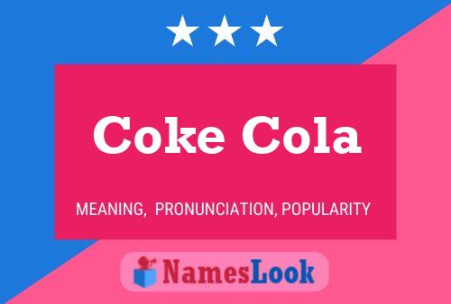 Постер имени Coke Cola