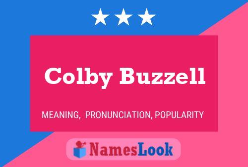 Постер имени Colby Buzzell