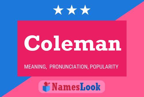 Постер имени Coleman