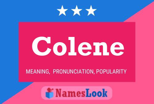 Постер имени Colene