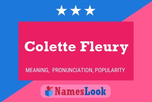 Постер имени Colette Fleury