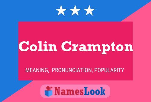 Постер имени Colin Crampton