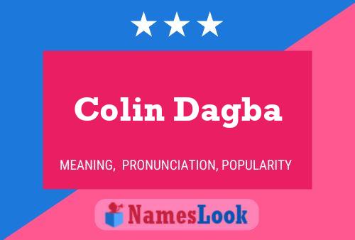 Постер имени Colin Dagba