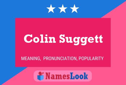 Постер имени Colin Suggett