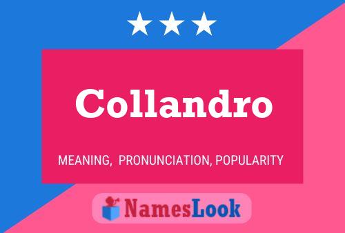 Постер имени Collandro