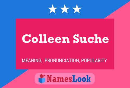 Постер имени Colleen Suche