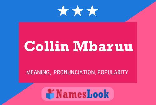 Постер имени Collin Mbaruu