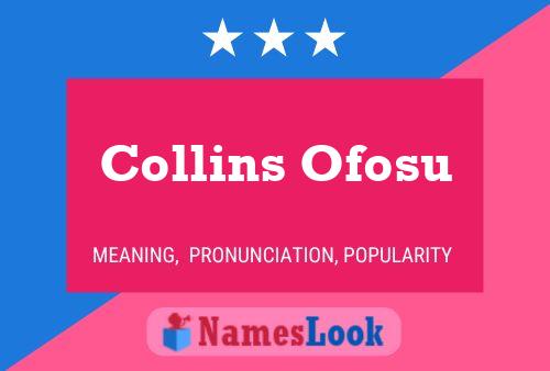 Постер имени Collins Ofosu