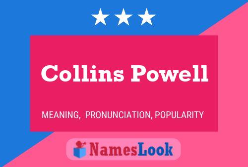 Постер имени Collins Powell