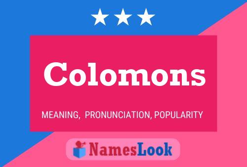 Постер имени Colomons