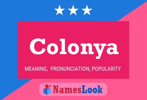 Постер имени Colonya