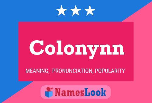 Постер имени Colonynn