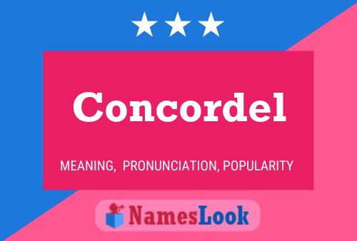 Постер имени Concordel