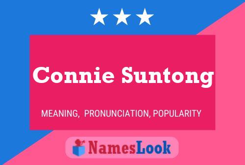 Постер имени Connie Suntong