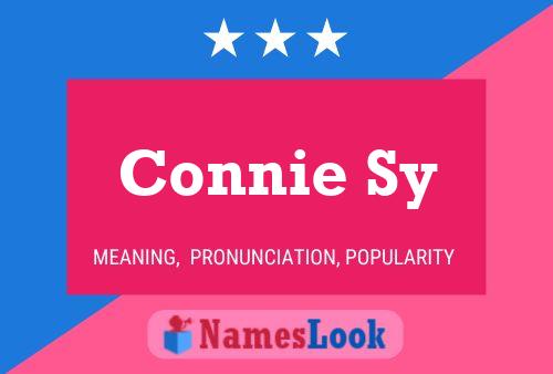 Постер имени Connie Sy