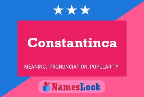 Постер имени Constantinca