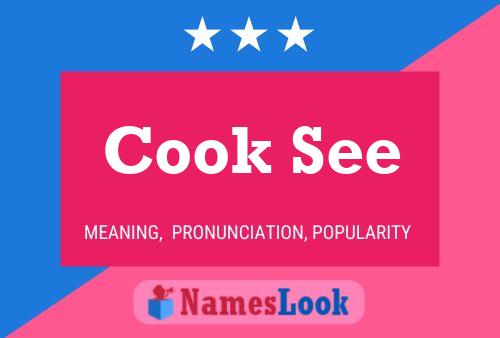 Постер имени Cook See