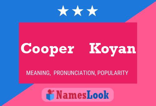 Постер имени Cooper    Koyan