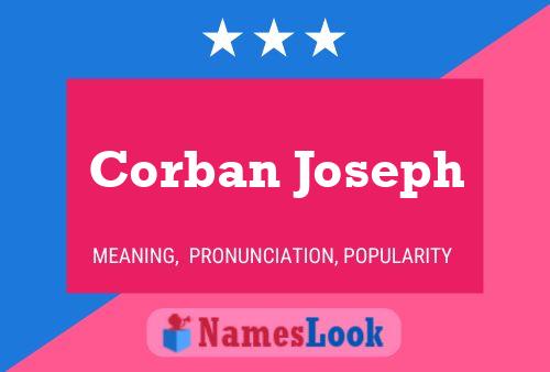 Постер имени Corban Joseph