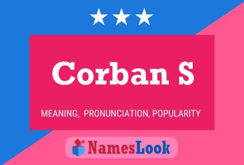 Постер имени Corban S