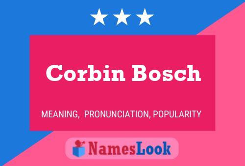 Постер имени Corbin Bosch