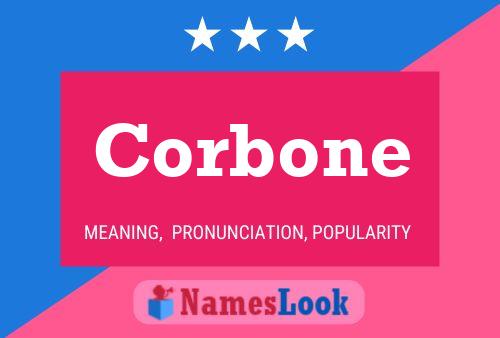 Постер имени Corbone