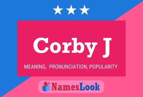 Постер имени Corby J