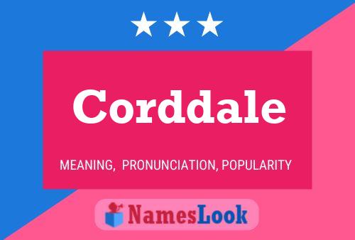 Постер имени Corddale