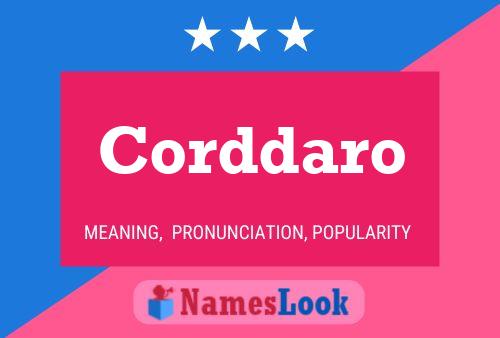 Постер имени Corddaro