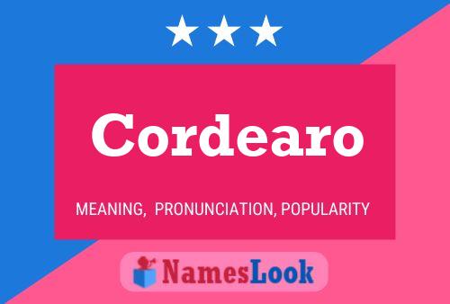 Постер имени Cordearo