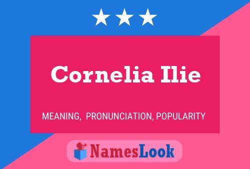 Постер имени Cornelia Ilie