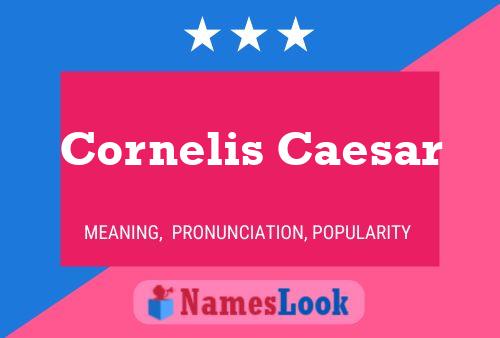 Постер имени Cornelis Caesar