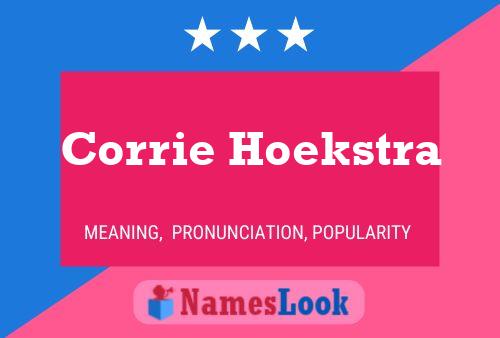 Постер имени Corrie Hoekstra