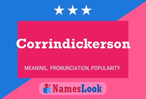 Постер имени Corrindickerson