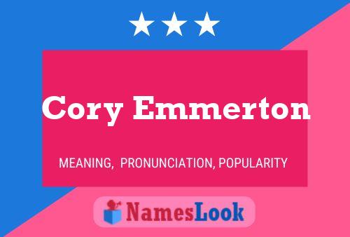 Постер имени Cory Emmerton