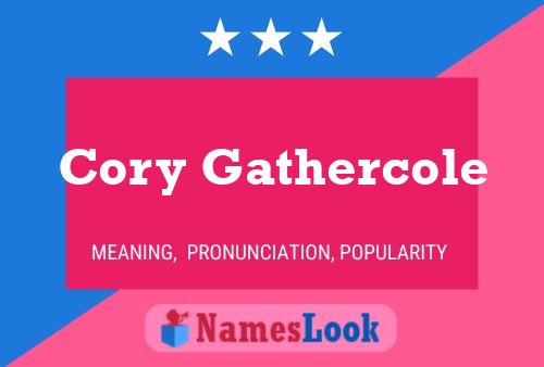 Постер имени Cory Gathercole