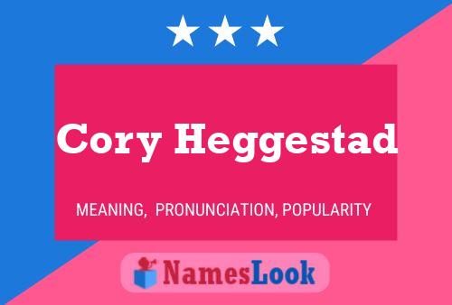 Постер имени Cory Heggestad