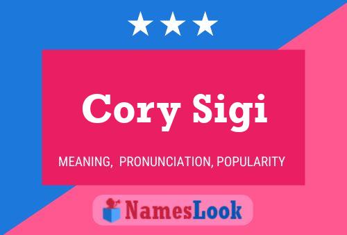 Постер имени Cory Sigi