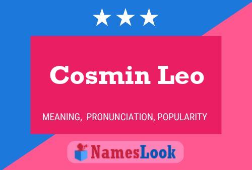 Постер имени Cosmin Leo