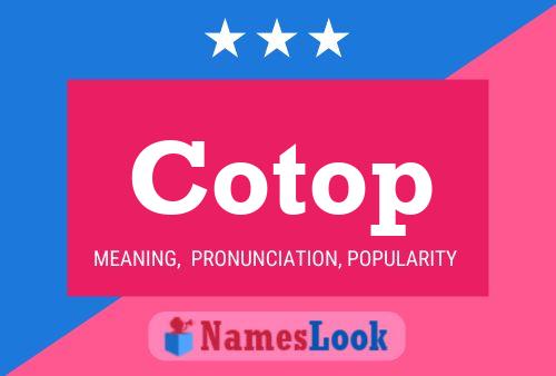 Постер имени Cotop