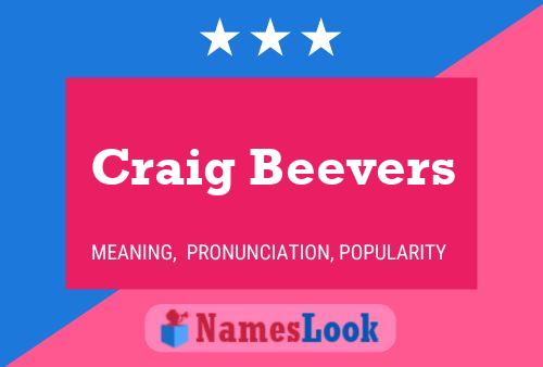 Постер имени Craig Beevers