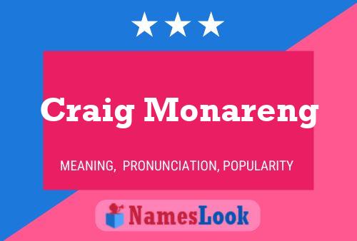 Постер имени Craig Monareng