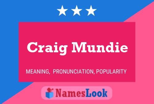 Постер имени Craig Mundie