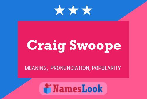 Постер имени Craig Swoope