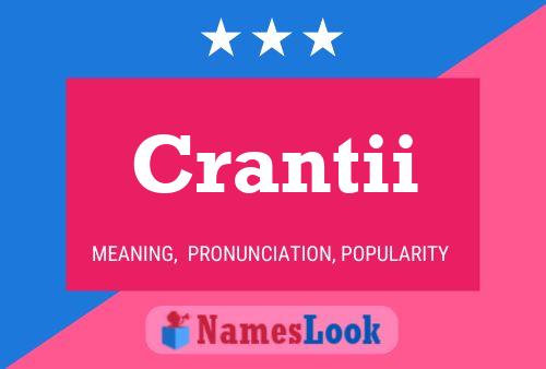 Постер имени Crantii