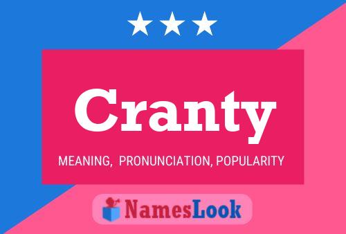 Постер имени Cranty