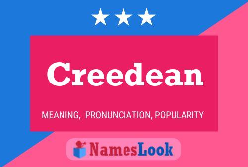 Постер имени Creedean