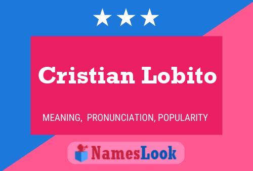 Постер имени Cristian Lobito