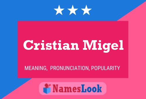 Постер имени Cristian Migel